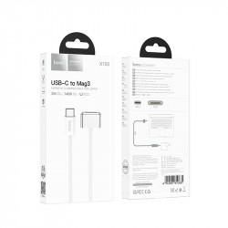 Кабель Hoco Stone magnetic charging Cable Type-C to Mag3 X103 |2m, 140W|