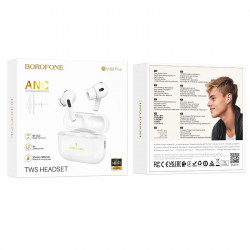 Навушники Borofone Bw59 Plus True wireless ANC noise reduction BT headset |BT5.3, 30/300mAh, 4h|