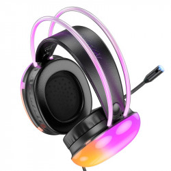 Навушники HOCO rich gaming headphones W109 RGB |AUX+USB, 2m|