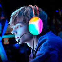 Навушники HOCO rich gaming headphones W109 RGB |AUX+USB, 2m|