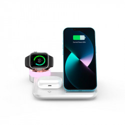 Зарядка Qi 4in1 wireless charger RGB X499 |Phone/Watch/Earphones, 15W Max|