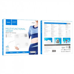 Розумні ваги Hoco Smart Body Fat scale HI21 |0-180kg, BT4.2, APP|