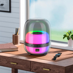 Акустика Hoco Crystal colorful luminous BT speaker BS58 |BT5.1, TWS, 10W, 4H|