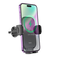 Тримач HOCO Journey wireless fast charging Car holder HW4 (air outlet)