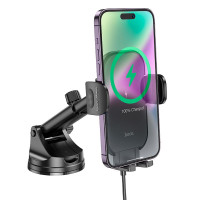 Тримач HOCO Journey wireless fast charging Car holder HW5 (center console)