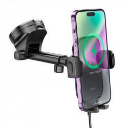 Тримач HOCO Journey wireless fast charging Car holder HW5 (center console)