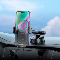 Тримач HOCO Journey wireless fast charging Car holder HW5 (center console)