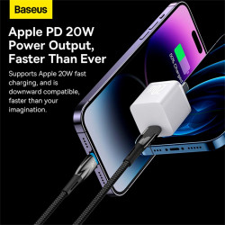Кабель Baseus Type-C to Lightning Glimmer Series Fast Charging Data Cable |2m, 20W|