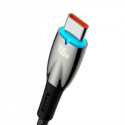 Кабель Baseus Type-C Glimmer Series Fast Charging Data Cable |1m, 100W/6A|