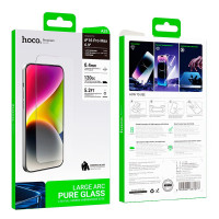 Захисне скло HOCO для iPhone 16 Pro Max Corning original screen large arc edge tempered glass (A35)