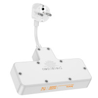Подовжувач HOCO Voyage 2-position expansion socket AC11A |3USB/Type-C, 10A|