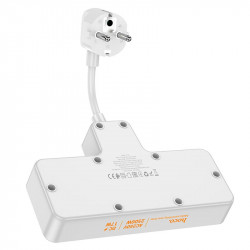 Подовжувач HOCO Voyage 2-position expansion socket AC11A |3USB/Type-C, 10A|