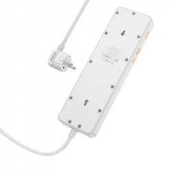 Подовжувач Hoco Talento 5-position socket AC13A |3USB/Type-C, 10A|