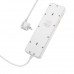 Подовжувач Hoco Talento 5-position socket AC13A |3USB/Type-C, 10A|
