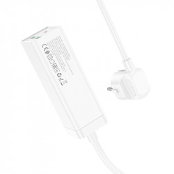 Подовжувач Hoco Talent desktop charger AC9A |2USB/Type-C, PD/QC, 30W/10A|