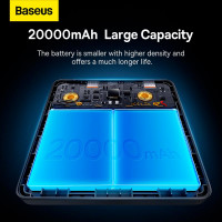 УМБ BASEUS Blade Power Digital Display Fast Charging Power bank HD Edition 20000mAh |2USB/2Type-C, 100W/5A, PD/QC| (PPBL000301)