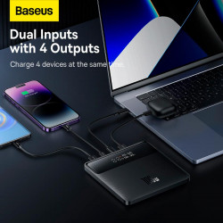 УМБ BASEUS Blade Power Digital Display Fast Charging Power bank HD Edition 20000mAh |2USB/2Type-C, 100W/5A, PD/QC| (PPBL000301)