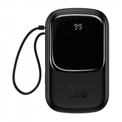 УМБ Baseus Qpow Pro Digital Display Fast Charge Power Bank (With Lightning Cable) 20000mAh |USB/Type-C/Lightning, 20W/5A, PD/QC| (PPQD060201)