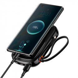УМБ Baseus Qpow Pro Digital Display Fast Charge Power Bank (With Lightning Cable) 20000mAh |USB/Type-C/Lightning, 20W/5A, PD/QC| (PPQD060201)