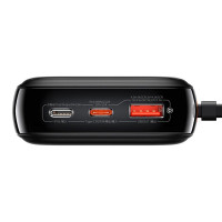 УМБ Baseus Qpow Pro Digital Display Fast Charge Power Bank (With Lightning Cable) 20000mAh |USB/Type-C/Lightning, 20W/5A, PD/QC| (PPQD060201)
