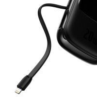 УМБ Baseus Qpow Pro Digital Display Fast Charge Power Bank (With Lightning Cable) 20000mAh |USB/Type-C/Lightning, 20W/5A, PD/QC| (PPQD060201)