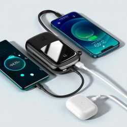УМБ Baseus Qpow Pro Digital Display Fast Charge Power Bank (With Lightning Cable) 20000mAh |USB/Type-C/Lightning, 20W/5A, PD/QC| (PPQD060201)