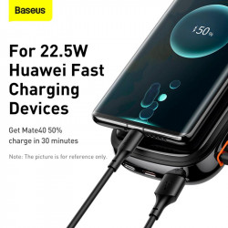 УМБ Baseus Qpow Pro Digital Display Fast Charge Power Bank (With Lightning Cable) 20000mAh |USB/Type-C/Lightning, 20W/5A, PD/QC| (PPQD060201)