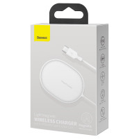 Зврядка Qi BASEUS Light Magnetic Wireless Charger (suit for IP12 with Type - C cable) |15W| (WXQJ-02}