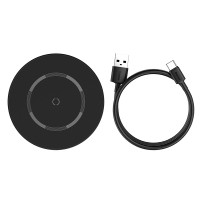 Зврядка Qi BASEUS Simple Magnetic Wireless Charger (suit for IP12) |15W| (WXJK-E02)