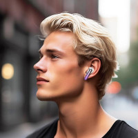 Навушники HOCO Shine true wireless ANC + ENC Noise Reduction BT headset EQ16 |BT5.3, 40/320mAh, 7h|