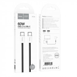 Кабель HOCO Source 60W charging data Cable Type-C to Type-C X104 |1M|
