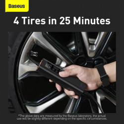 Портативний Компресор для автомобіля BASEUS Super Mini Inflator Pump |30L/Min, 12V, 150psi, 3m cable| (CRCQ000001)