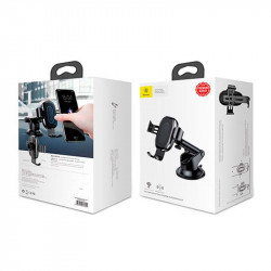 Тримач BASEUS Wireless Charger Gravity Car Mount (Osculum Type)