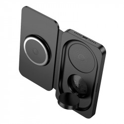 Зарядка Qi HOCO Triumph 3-in-1 travel folding wireless fast charger CQ13 |15W|