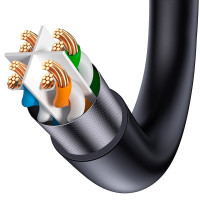Кабель Baseus high Speed Seven types of RJ45 10gigabit network cable (round cable) |15m|