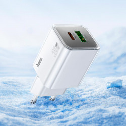 Адаптер мережевий HOCO Type-C to Type-C cable Glorious N46 |1USB/1Type-C, 20W/3A, PD/QC|