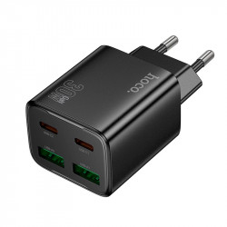 Адаптер мережевий HOCO Fundador four-port charger set N56 |2USB/2Type-C, 30W/3A, PD/QC|