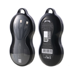 Кабель combo Micro USB + Lightning + Type-C Remax Kerolla RC-094th