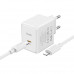 Адаптер мережевий HOCO Type-C to Lightning cable Ocean single port charger CS13A |1type-C, 20W/3A, PD/QC|