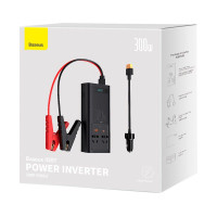 Автомобільний перетворювач напруги BASEUS IGBT Power Inverter |2Soc/1USB/Type-C, 300W/40A| (220V CN/EU) (CGNB010101)