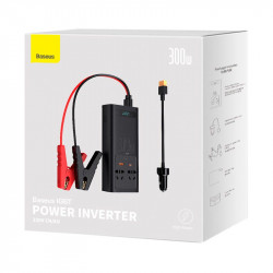 Автомобільний перетворювач напруги BASEUS IGBT Power Inverter |2Soc/1USB/Type-C, 300W/40A| (220V CN/EU) (CGNB010101)