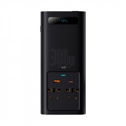 Автомобільний перетворювач напруги BASEUS IGBT Power Inverter |2Soc/1USB/Type-C, 300W/40A| (220V CN/EU) (CGNB010101)