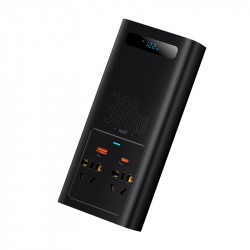 Автомобільний перетворювач напруги BASEUS IGBT Power Inverter |2Soc/1USB/Type-C, 300W/40A| (220V CN/EU) (CGNB010101)