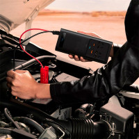 Автомобільний перетворювач напруги BASEUS IGBT Power Inverter |2Soc/1USB/Type-C, 300W/40A| (220V CN/EU) (CGNB010101)