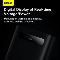 Автомобільний перетворювач напруги BASEUS IGBT Power Inverter |2Soc/1USB/Type-C, 300W/40A| (220V CN/EU) (CGNB010101)