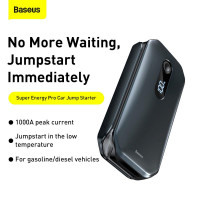 Пусковий пристрій для авто BASEUS Super Energy Pro Car Jump Starter 12000mah |5V/3A, Peak current1000A| (CRJS03-09)