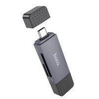 Перехідник HOCO Spirit 2-in-1 USB / Type-C 3.0 Card reader HB45 |5Gbps, 2TB Max|
