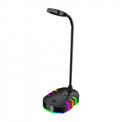 Ігровий мікрофон RGB XTRIKE XMC-02 |3.5mm/USB|