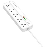 Подовжувач мережевий LDNIO SC5415 |PD20W/QC18W, 3USB/1Type-C, 5Sockets|