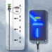 Подовжувач мережевий LDNIO SC5415 |PD20W/QC18W, 3USB/1Type-C, 5Sockets|